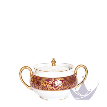 Сахарница 0,28л коллекции Matignon Cerise Or бренда Haviland