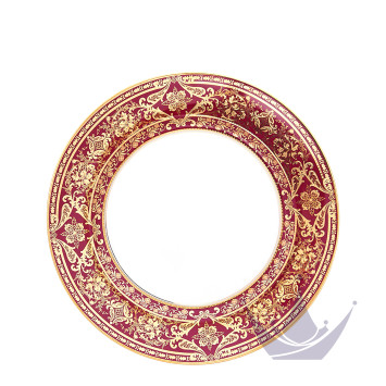 Тарелка подстановочная 31,5см коллекции Matignon Cerise Or бренда Haviland