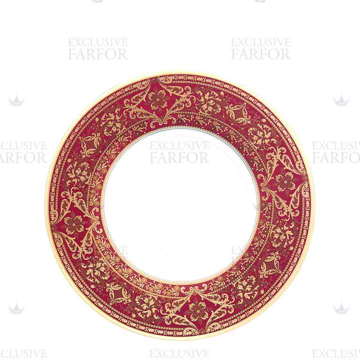 Тарелка сервировочная 31см коллекции Matignon Cerise Or бренда Haviland