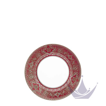 Тарелка десертная 16см коллекции Matignon Cerise Platin бренда Haviland