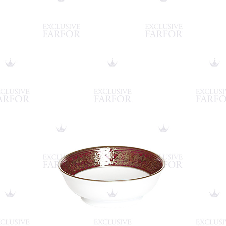 Чаша для фруктов 12см коллекции Matignon Cerise Platin бренда Haviland