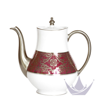 Кофейник 1,2л коллекции Matignon Cerise Platin бренда Haviland