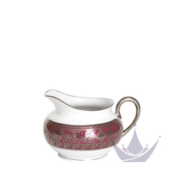 Молочник 0,21л коллекции Matignon Cerise Platin бренда Haviland