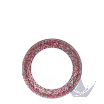 Тарелка суповая 19см коллекции Matignon Cerise Platin бренда Haviland