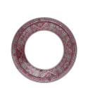 Тарелка тортовая 31,5см коллекции Matignon Cerise Platin бренда Haviland