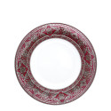 Тарелка глубокая 31,5см коллекции Matignon Cerise Platin бренда Haviland