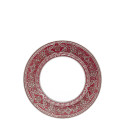 Тарелка закусочная 22см коллекции Matignon Cerise Platin бренда Haviland