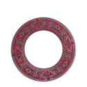 Тарелка сервировочная 31см коллекции Matignon Cerise Platin бренда Haviland