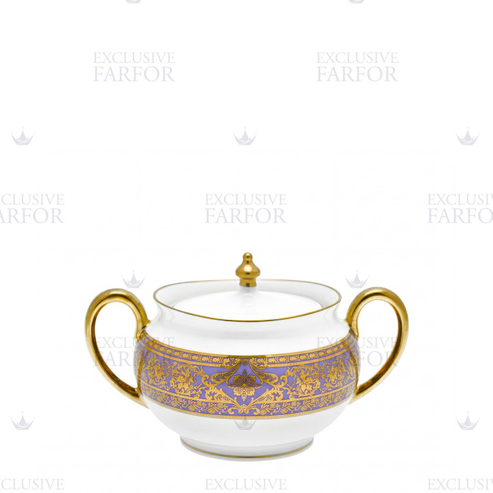 Сахарница 0,28л коллекции Matignon Lavande Or бренда Haviland