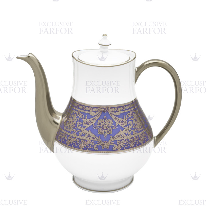 Кофейник 1,2л коллекции Matignon Lavande Platin бренда Haviland