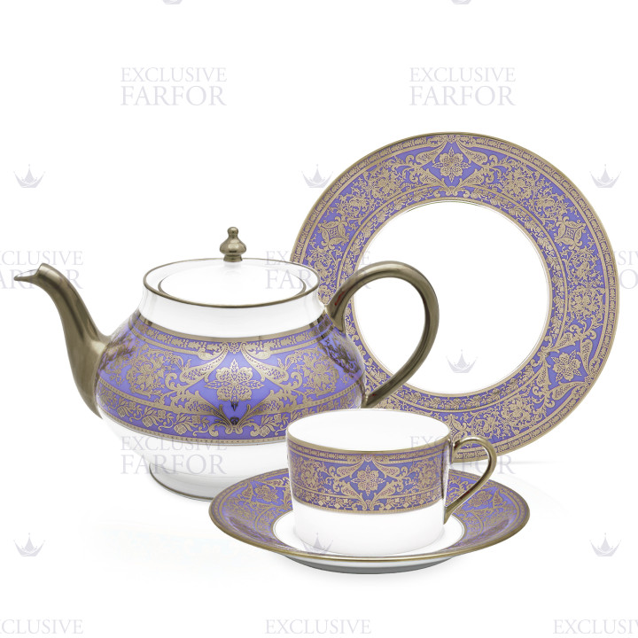 Коллекция Matignon Lavande Platin бренда Haviland