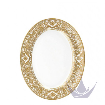 Блюдо овальное 34,5см коллекции Matignon Or бренда Haviland