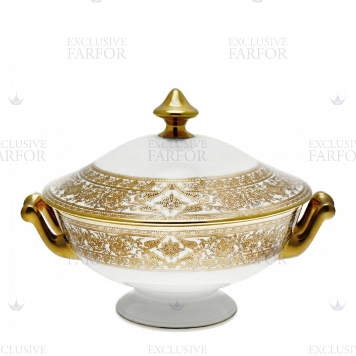 Супница 2л коллекции Matignon Or бренда Haviland