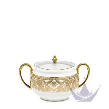 Сахарница 0,28л коллекции Matignon Or бренда Haviland