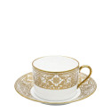 Чашка чайная с блюдцем 0,14л коллекции Matignon Or бренда Haviland