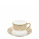 Чашка для завтрака с блюдцем 0,3л коллекции Matignon Or бренда Haviland