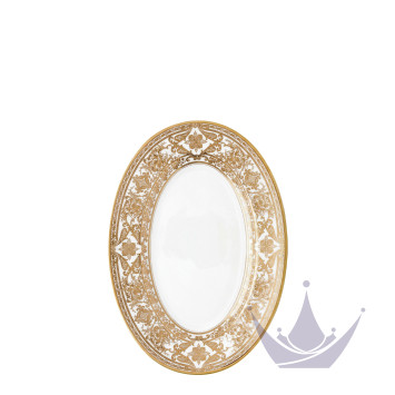 Блюдо для гарнира 23х16,5см коллекции Matignon Or бренда Haviland