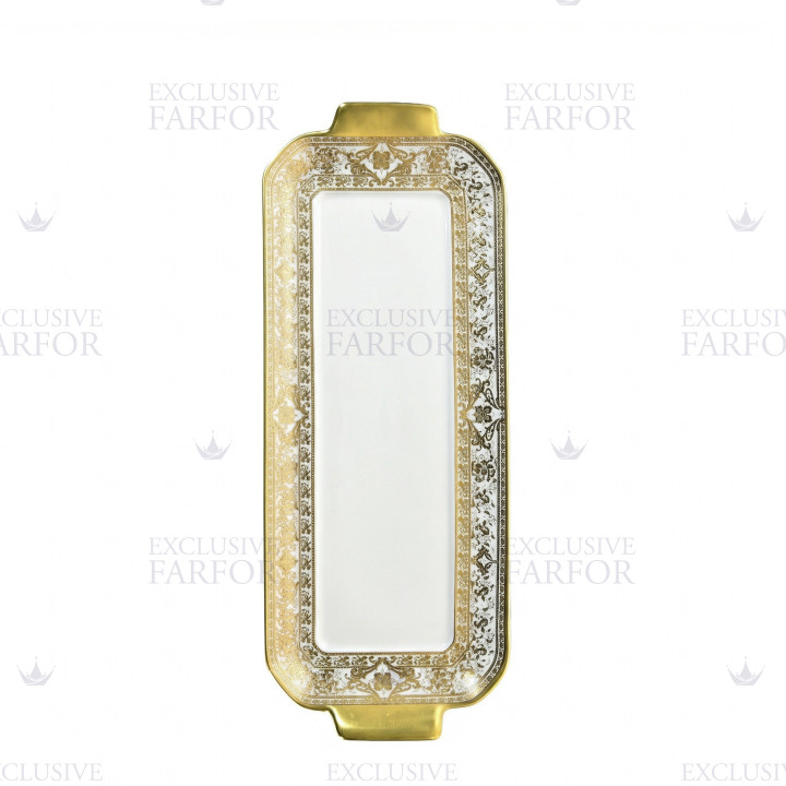 Блюдо для пирога 39х15,5см коллекции Matignon Or бренда Haviland