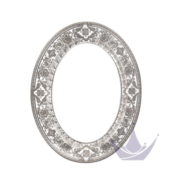 Блюдо овальное 40см коллекции Matignon Platin бренда Haviland