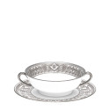 Чаша суповая с блюдцем 16см коллекции Matignon Platin бренда Haviland