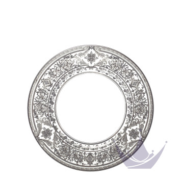 Тарелка главная 28см коллекции Matignon Platin бренда Haviland