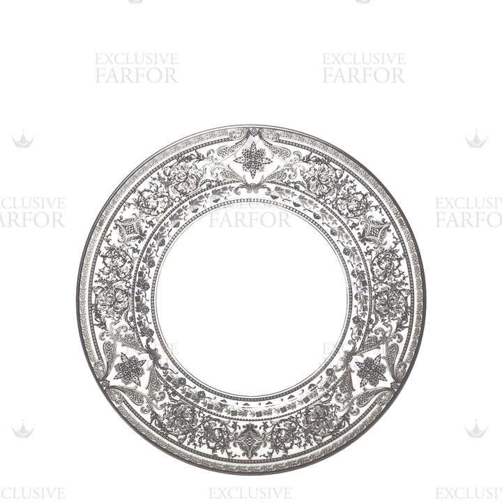 Тарелка главная 28см коллекции Matignon Platin бренда Haviland