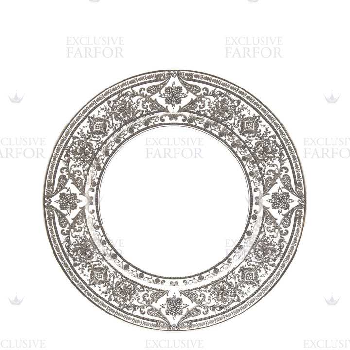 Тарелка сервировочная 31см коллекции Matignon Platin бренда Haviland