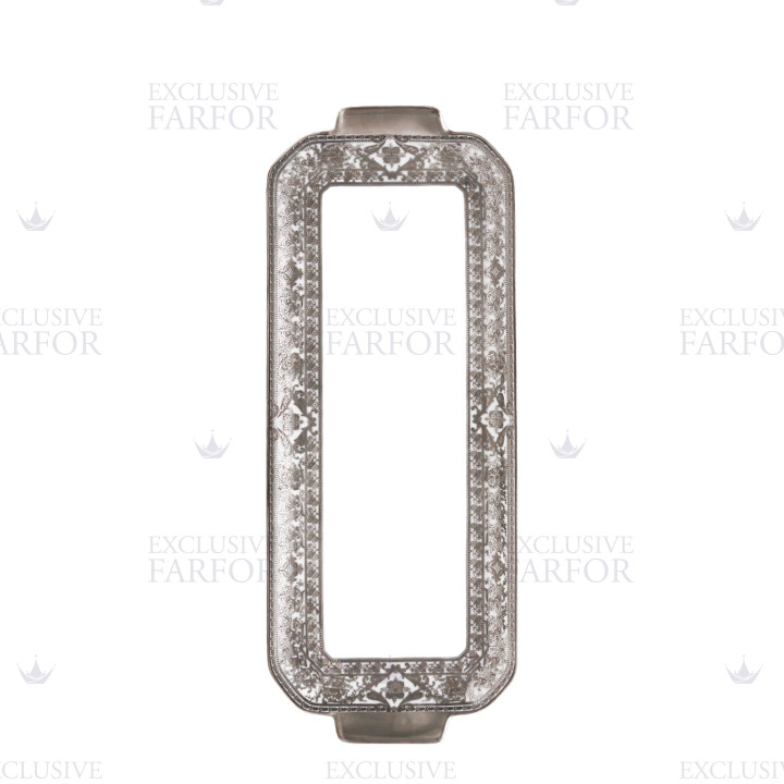 Блюдо для пирога 39х15,5см коллекции Matignon Platin бренда Haviland