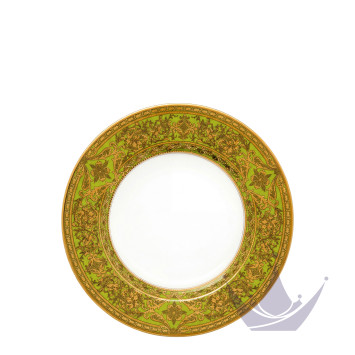 Тарелка суповая 23,5см коллекции Matignon Vert Pomme Or бренда Haviland