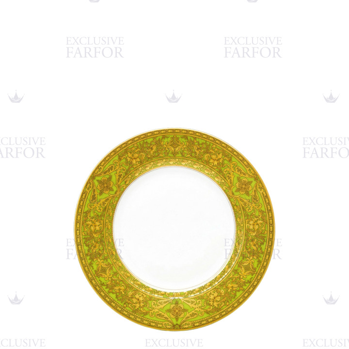 Тарелка закусочная 19см коллекции Matignon Vert Pomme Or бренда Haviland
