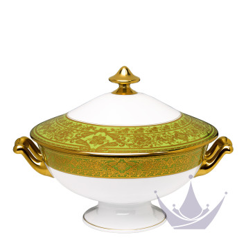 Супница 2л коллекции Matignon Vert Pomme Or бренда Haviland
