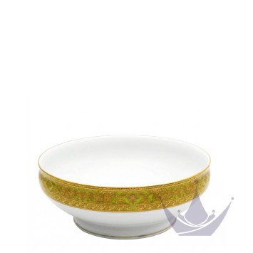 Салатник 27,5см коллекции Matignon Vert Pomme Or бренда Haviland