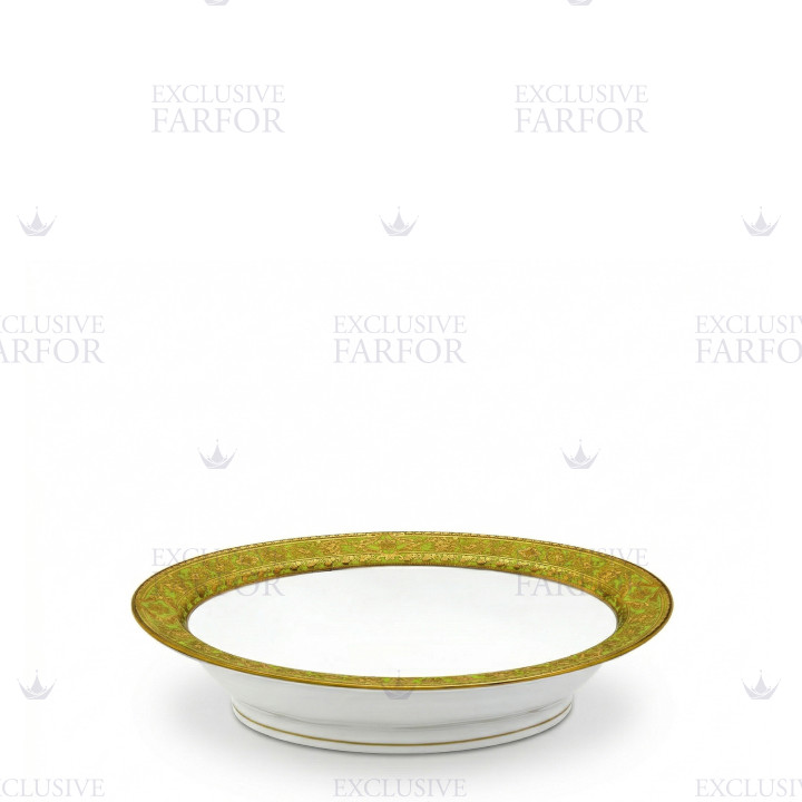 Чаша для овощей 23,5см коллекции Matignon Vert Pomme Or бренда Haviland