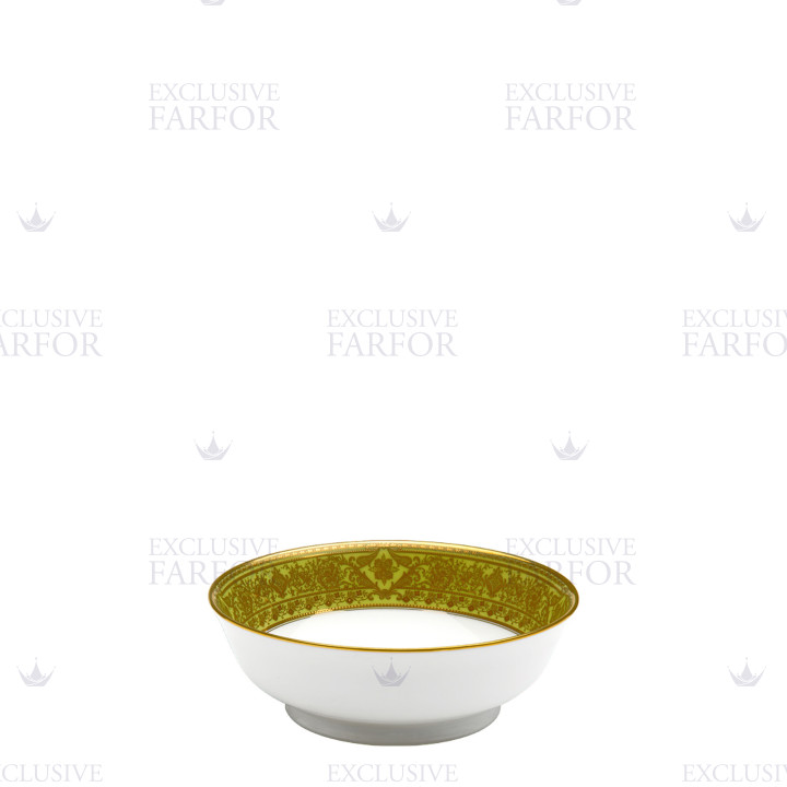 Чаша для фруктов 12см коллекции Matignon Vert Pomme Or бренда Haviland