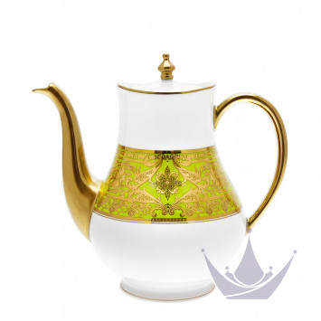 Кофейник 1,2л коллекции Matignon Vert Pomme Or бренда Haviland