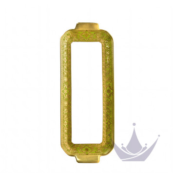 Блюдо для пирога 39х15,5см коллекции Matignon Vert Pomme Or бренда Haviland