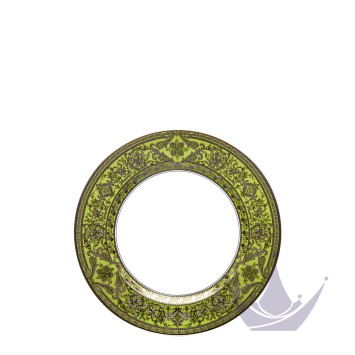 Тарелка закусочная 19см коллекции Matignon Vert Pomme Platin бренда Haviland