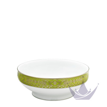 Салатник 27,5см коллекции Matignon Vert Pomme Platin бренда Haviland