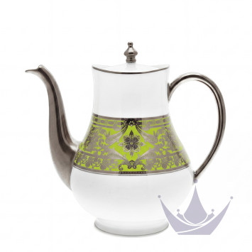 Кофейник 1,2л коллекции Matignon Vert Pomme Platin бренда Haviland