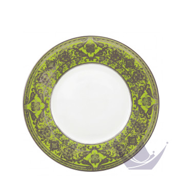 Тарелка тортовая 31,5см коллекции Matignon Vert Pomme Platin бренда Haviland