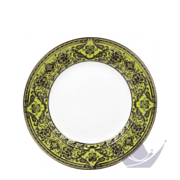 Тарелка глубокая 31,5см коллекции Matignon Vert Pomme Platin бренда Haviland
