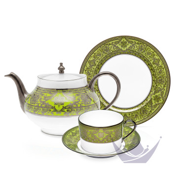 Коллекция Matignon Vert Pomme Platin бренда Haviland