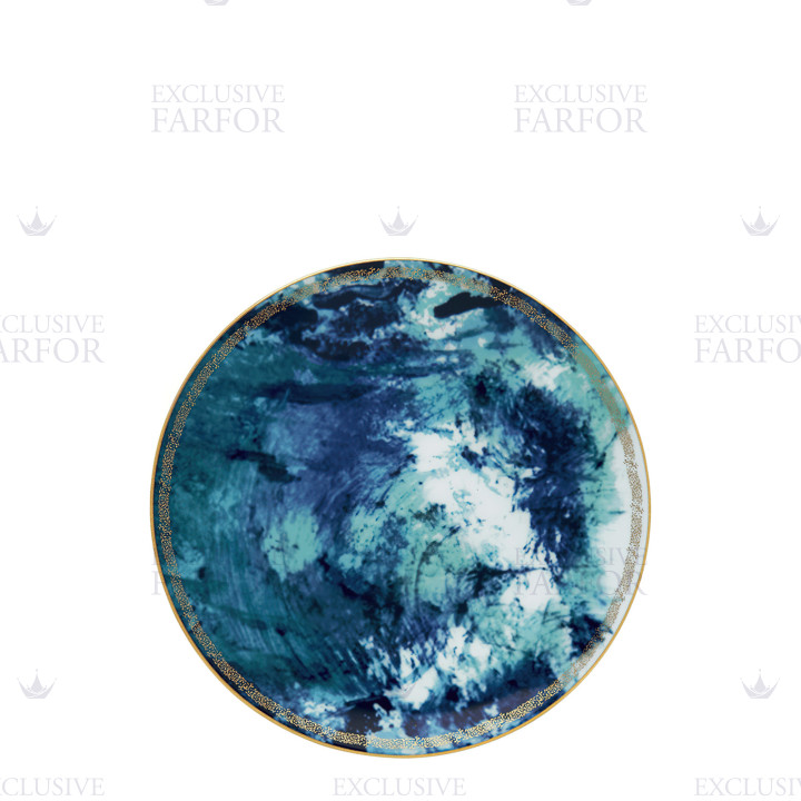 Тарелка закусочная 22,5см коллекции Ocean Bleu бренда Haviland