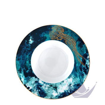 Тарелка суповая 28,5см коллекции Ocean Bleu бренда Haviland