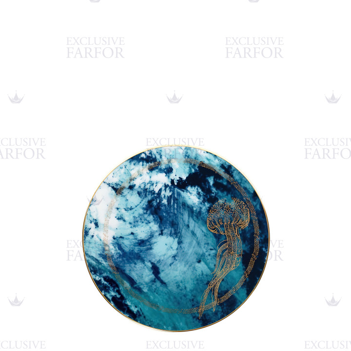 Тарелка десертная 16см коллекции Ocean Bleu бренда Haviland