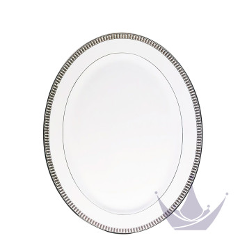 Блюдо овальное 40см коллекции Plumes Platin бренда Haviland