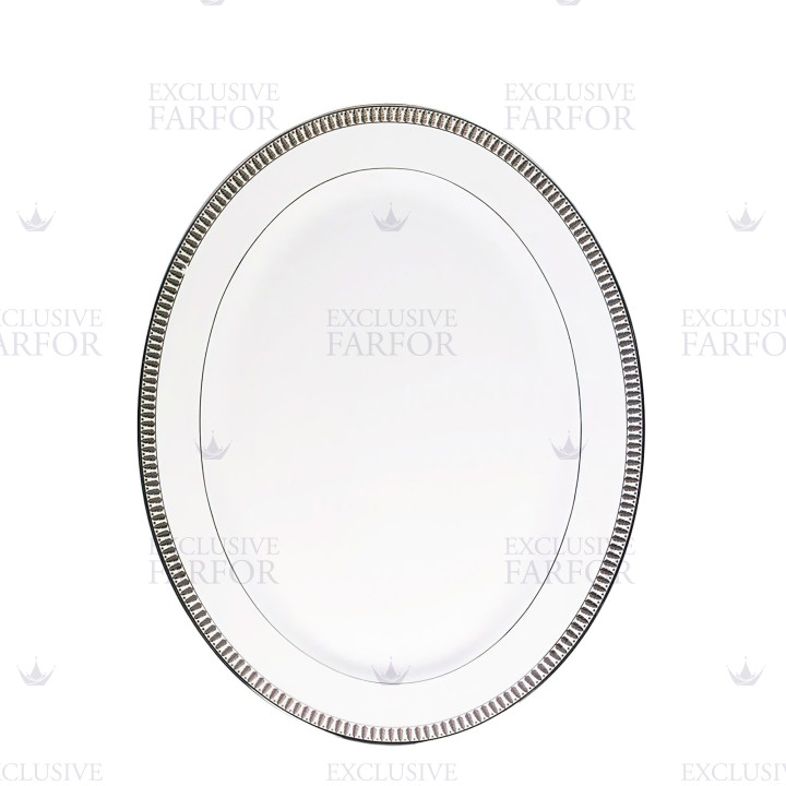 Блюдо овальное 40см коллекции Plumes Platin бренда Haviland
