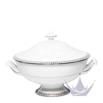 Супница 2л коллекции Plumes Platin бренда Haviland