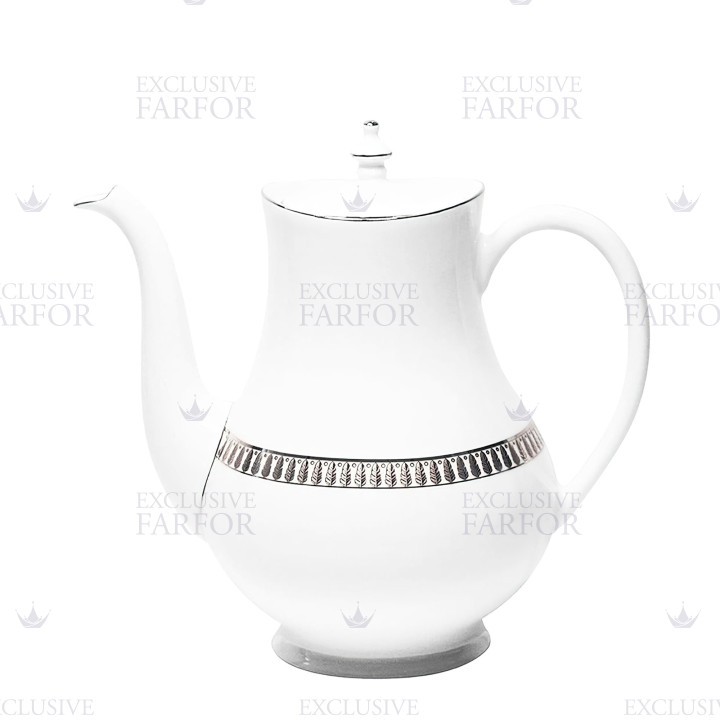 Кофейник 1,2л коллекции Plumes Platin бренда Haviland