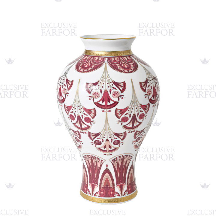 Ваза 35см коллекции Reves Du Nil Pourpre бренда Haviland